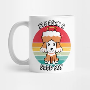 Cute orange dog is a good boy Mug